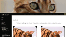 Desktop Screenshot of bengalcatworld.com